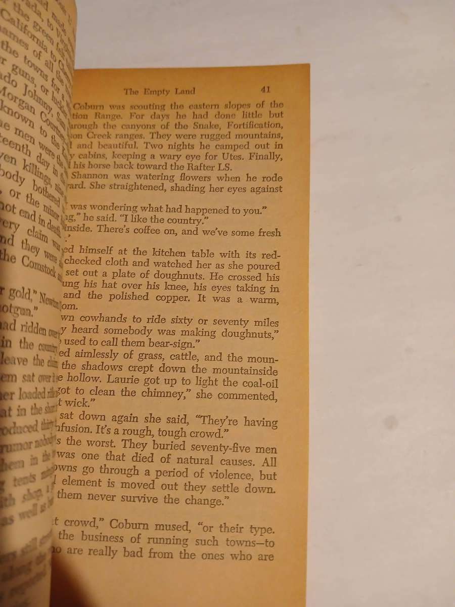 Louis L'Amour, The Empty Land