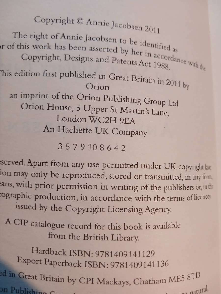 Area 51, An Uncensored History of America's Top Secret Military Base by Annie Jacobsen