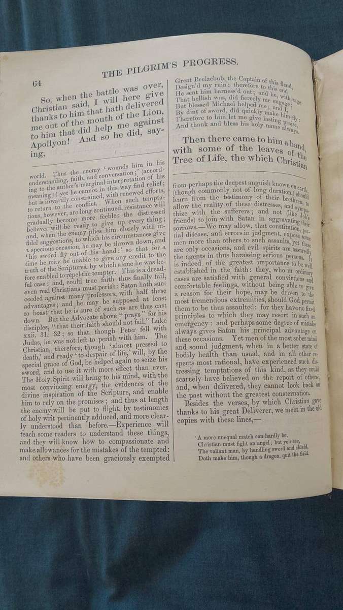 44) Pilgrimes progess/Holy war/Mr badman 1850