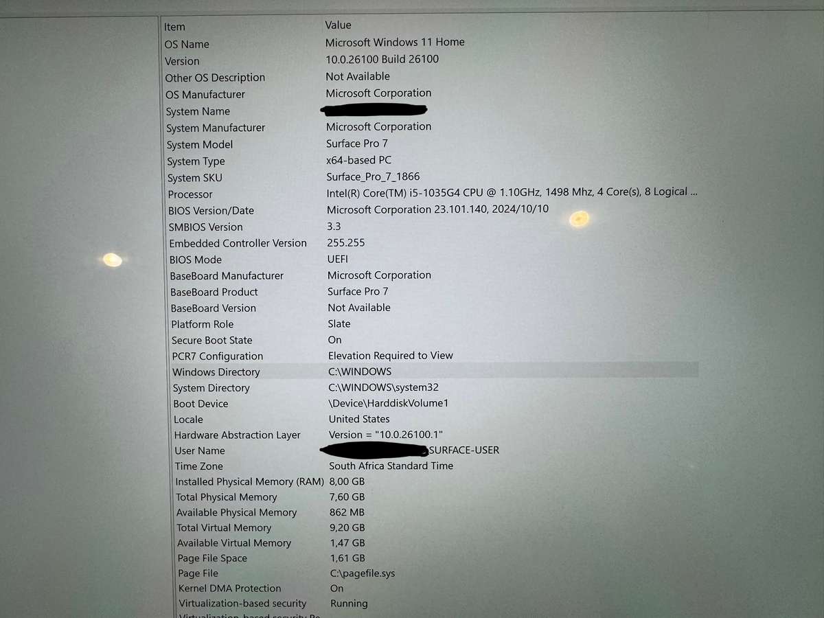 Microsoft Surface Pro 7 (with Pen and Accessories)