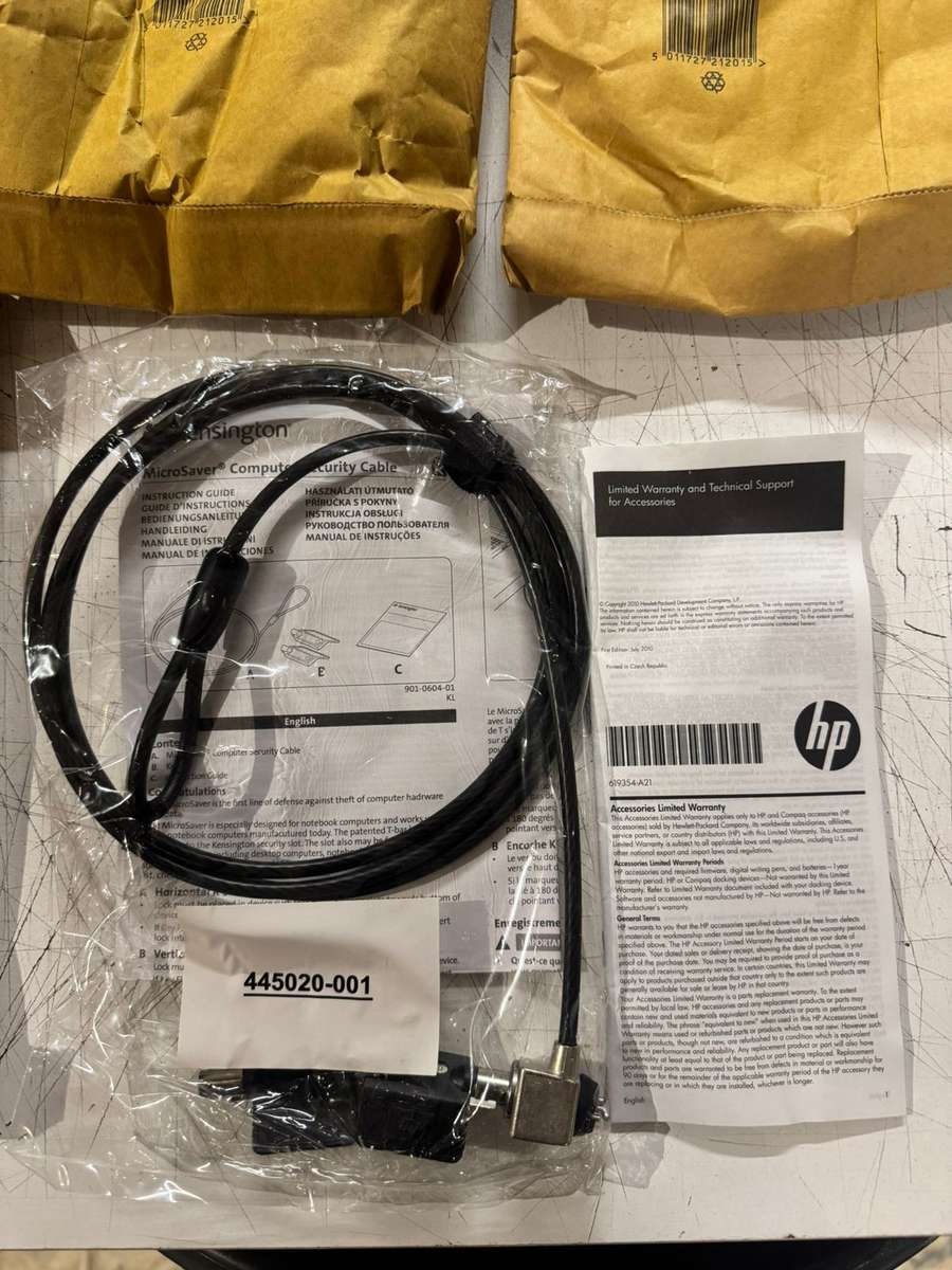 13x HP/Kenginston Computer Security Cable Lock