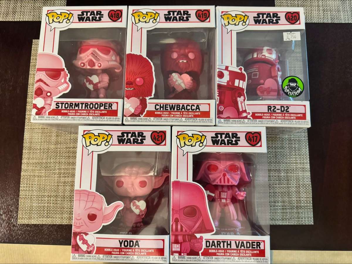 Valentine's Day Limited Edition Star Wars Funko Pops Collection