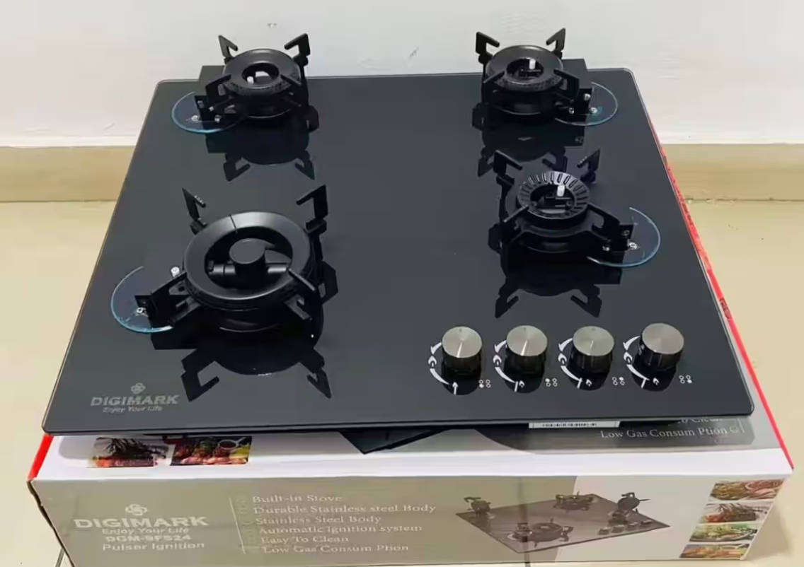 Digimark Flip Up 4 Burner Gas Built-in