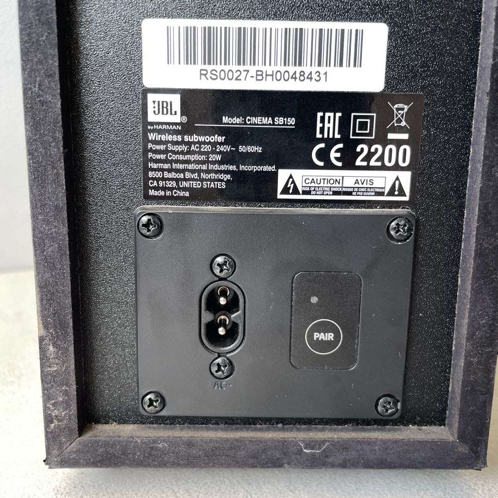 JBL Wireless Subwoofer for Soundbar