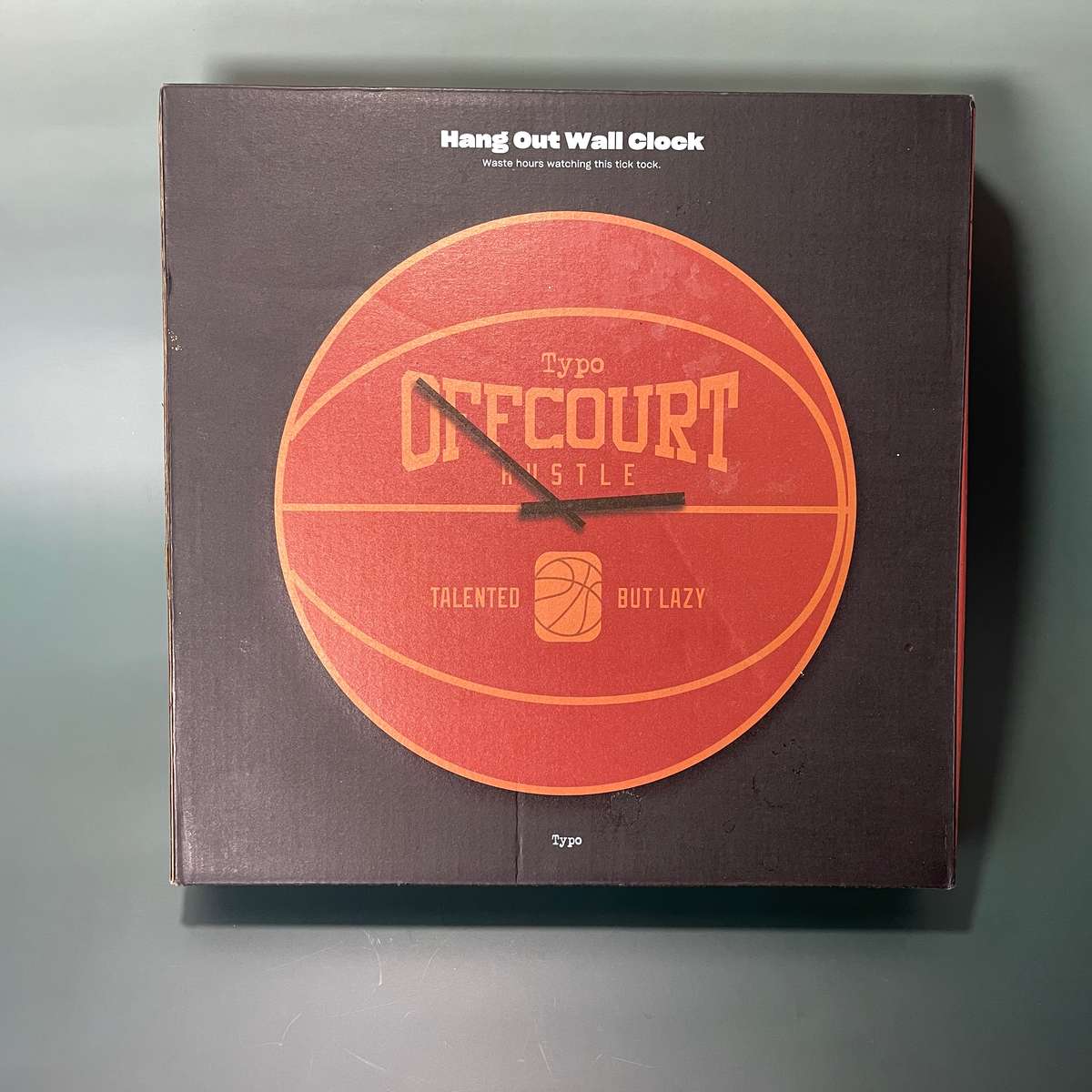 Typo Basketball Clock