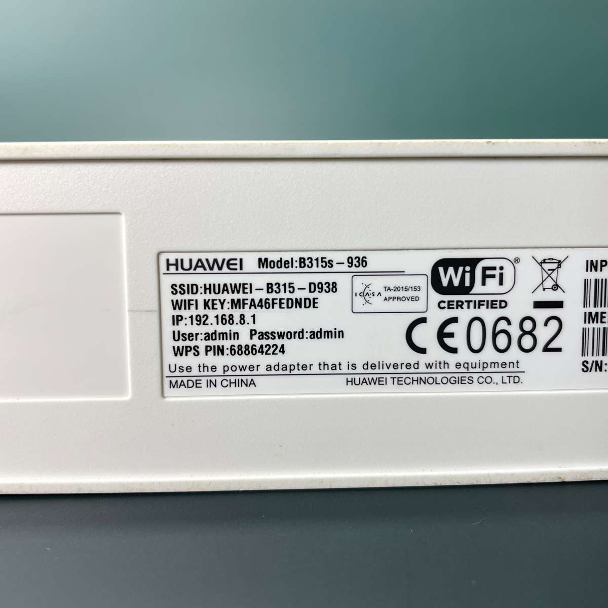 Huawei 4G LTE Sim Card Router