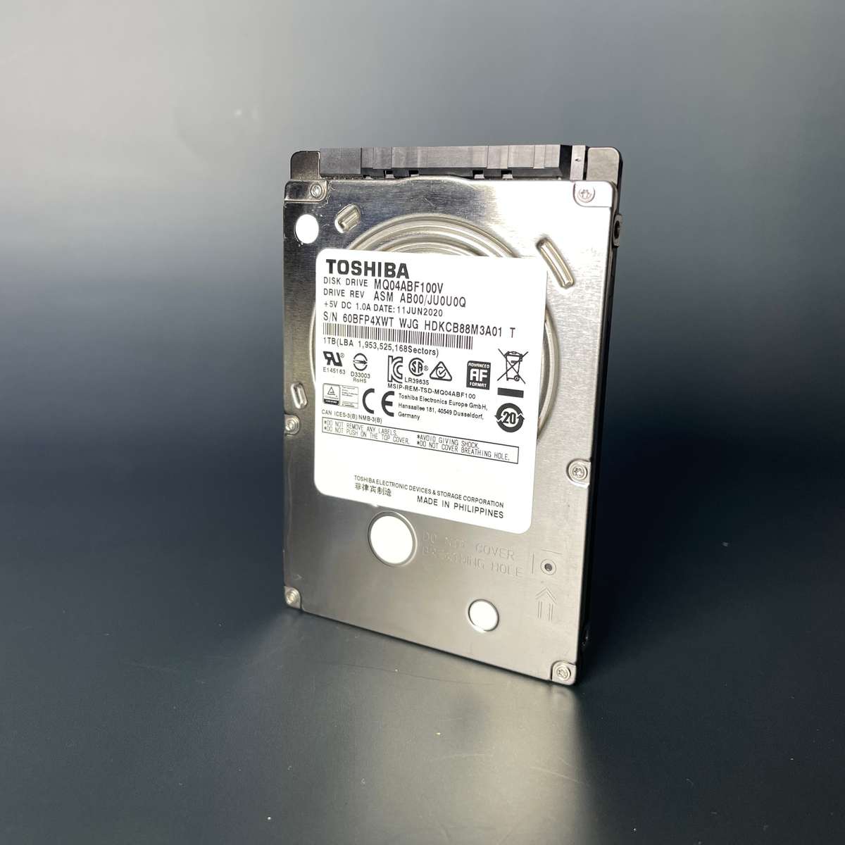 Toshiba 1TB Laptop Hard Drive