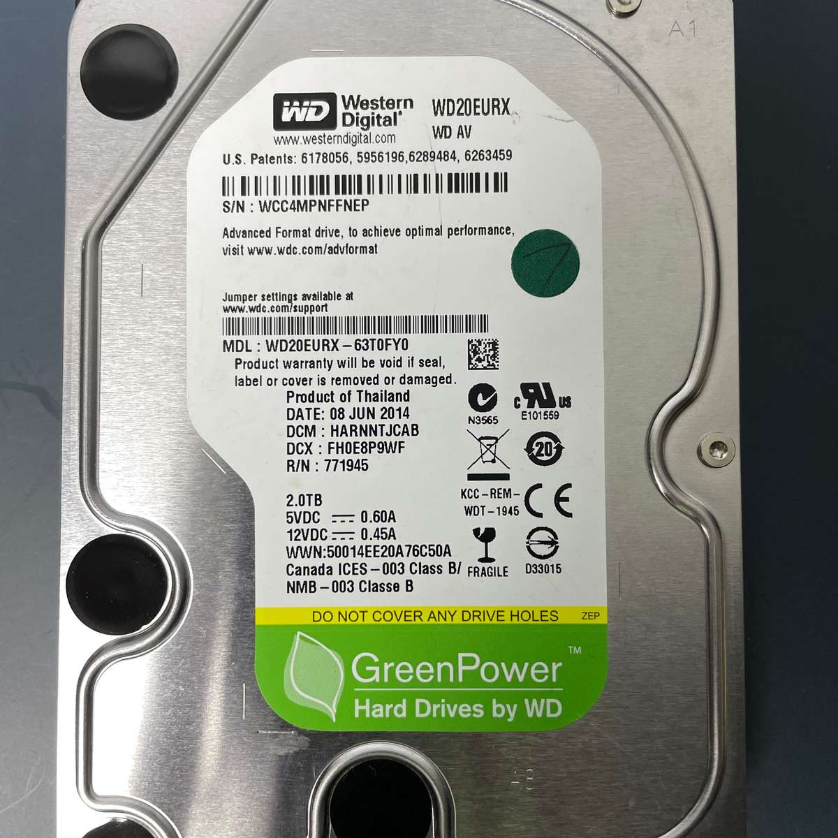 Western Digital 2TB Hard Drive