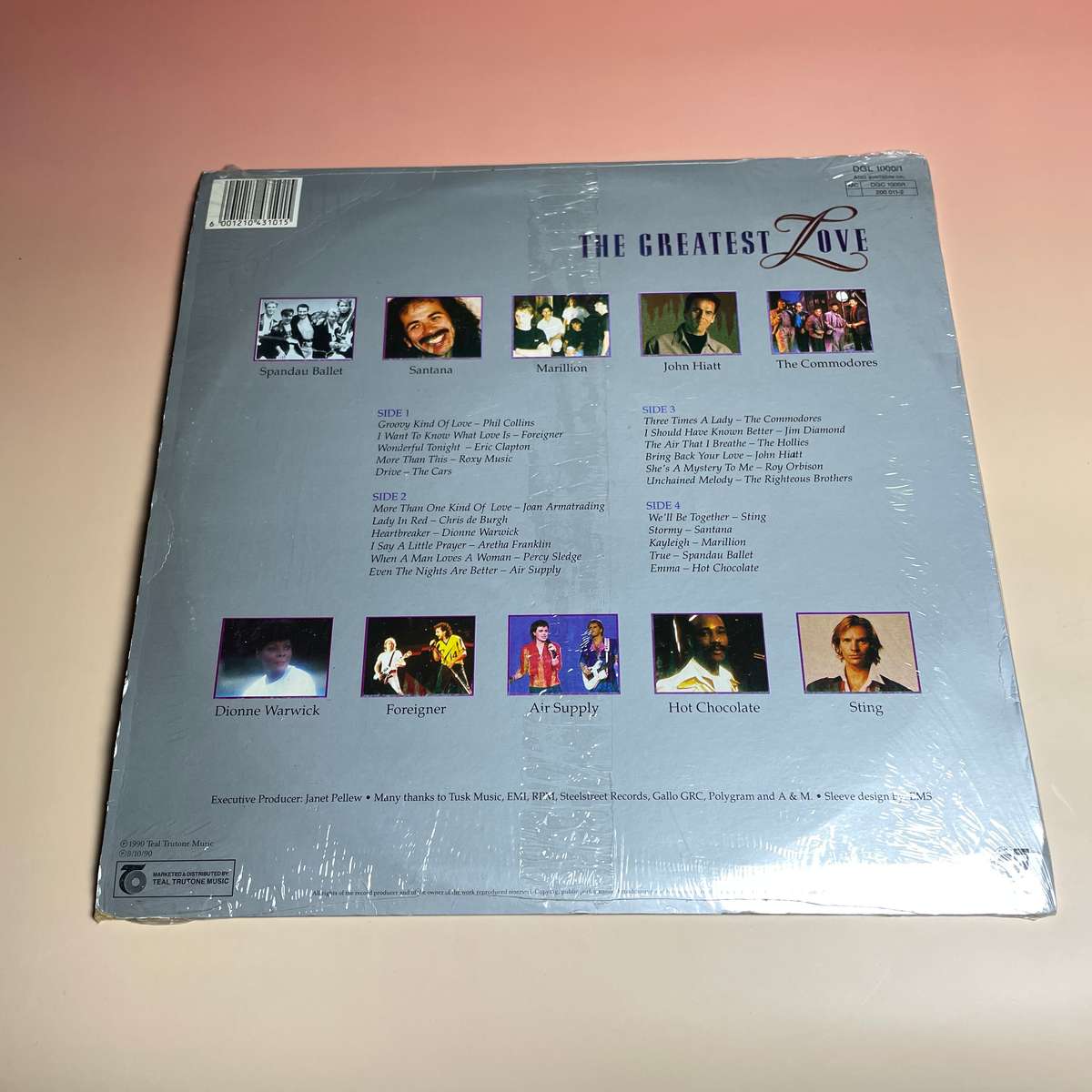The Greatest Love - Various Artists Double LP