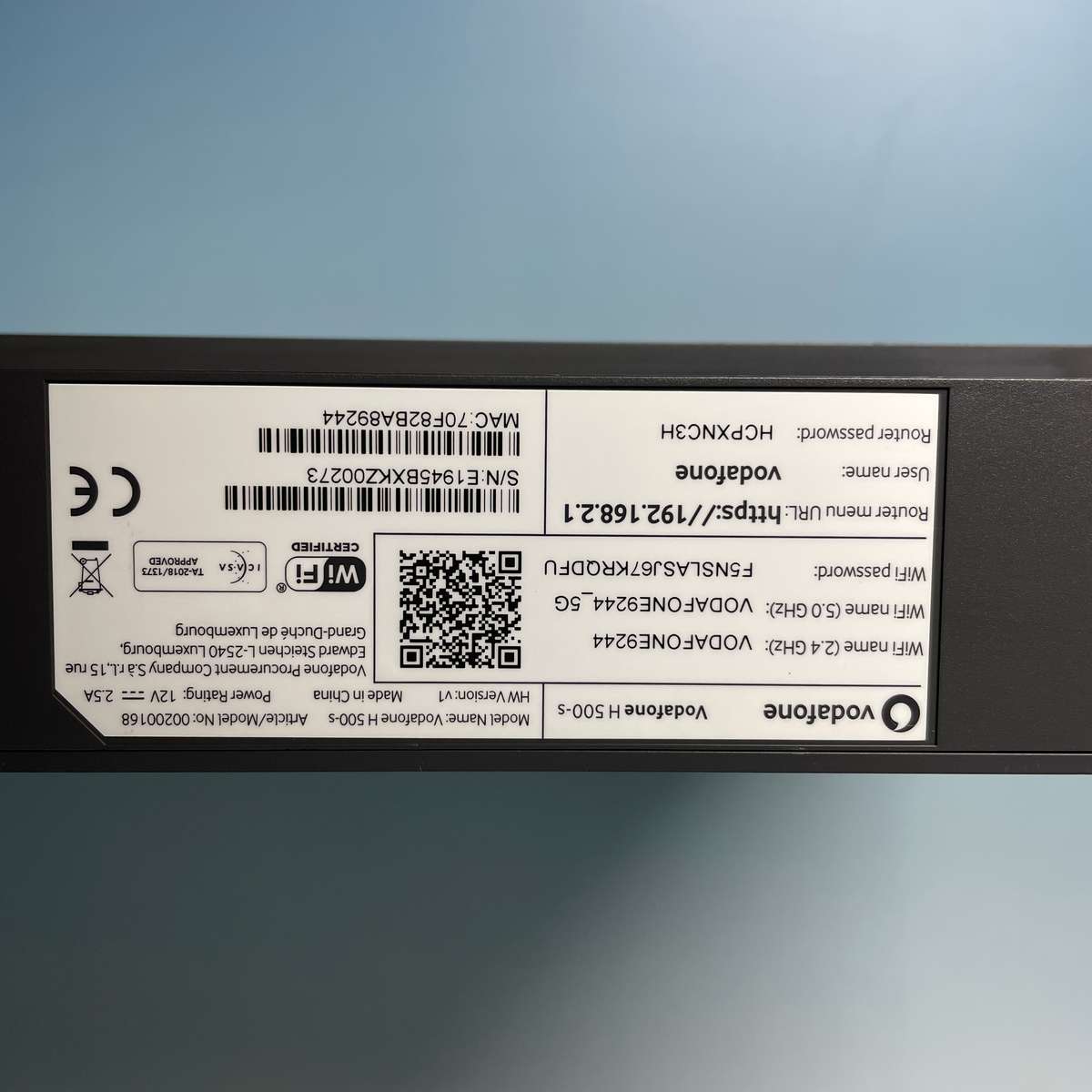 Vodafone Wifi Router