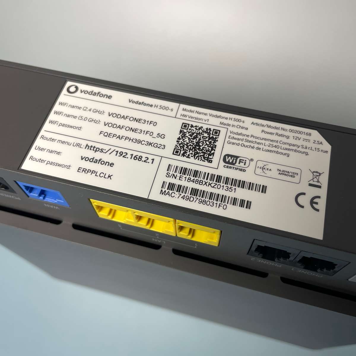 Vodafone Wifi Router