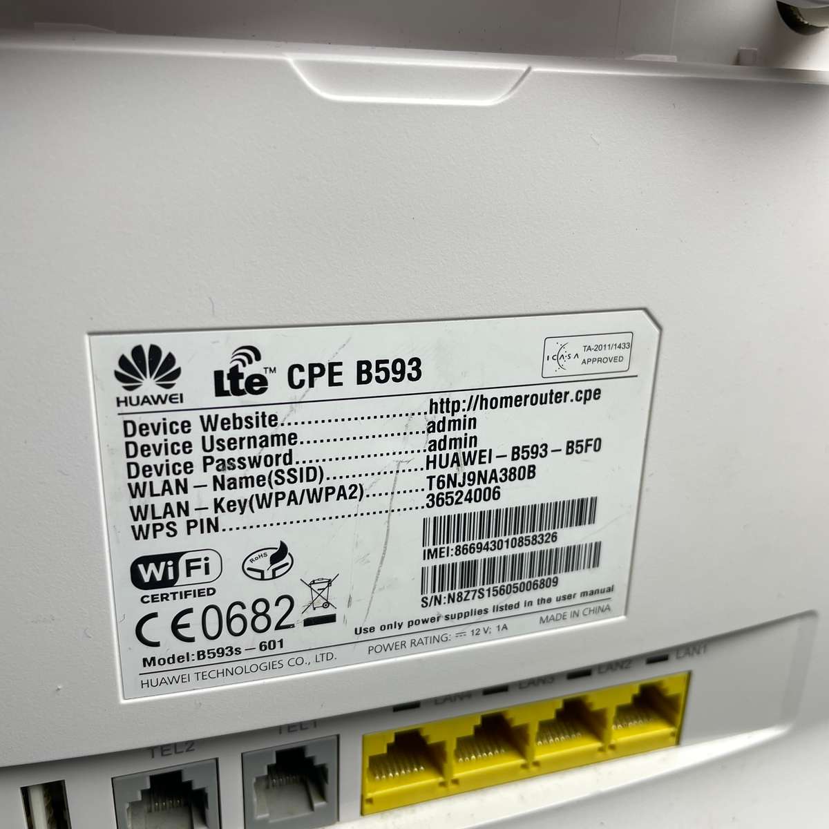 Huawei LTE Wifi Router