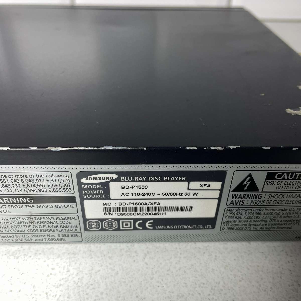 Samsung Blu-Ray Player