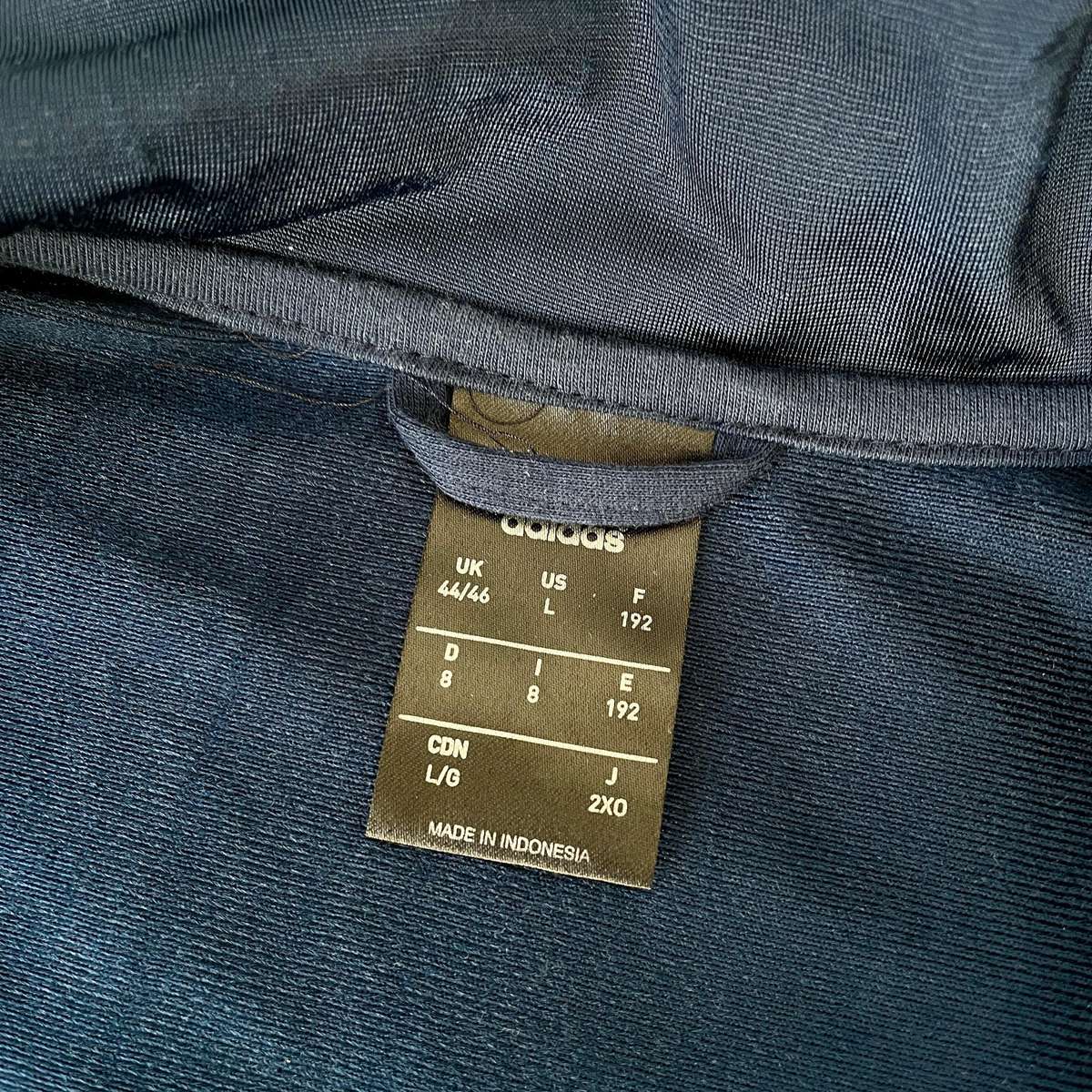 Adidas Mens Sports Blue Jacket Large