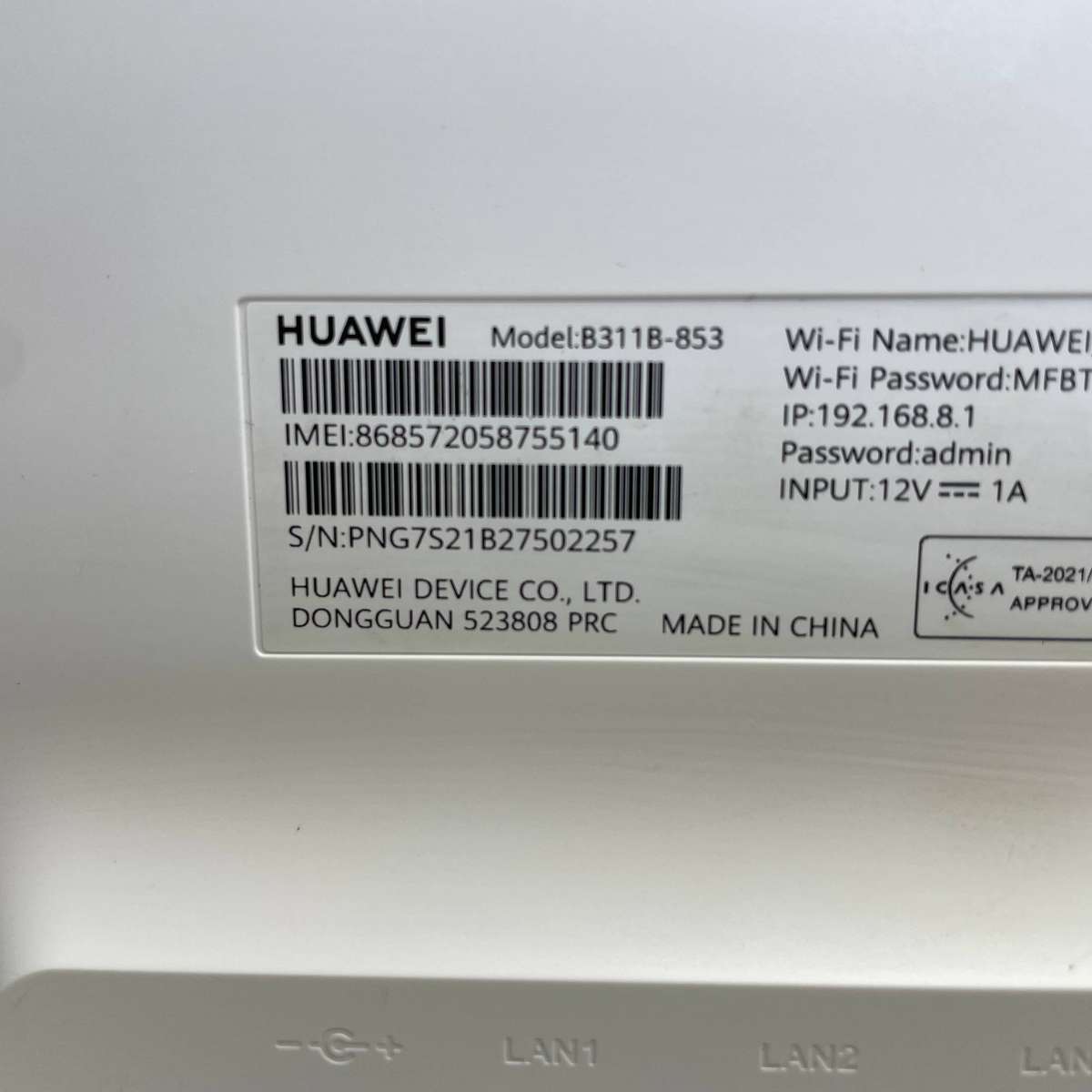 Huawei Wifi Sim Card Router