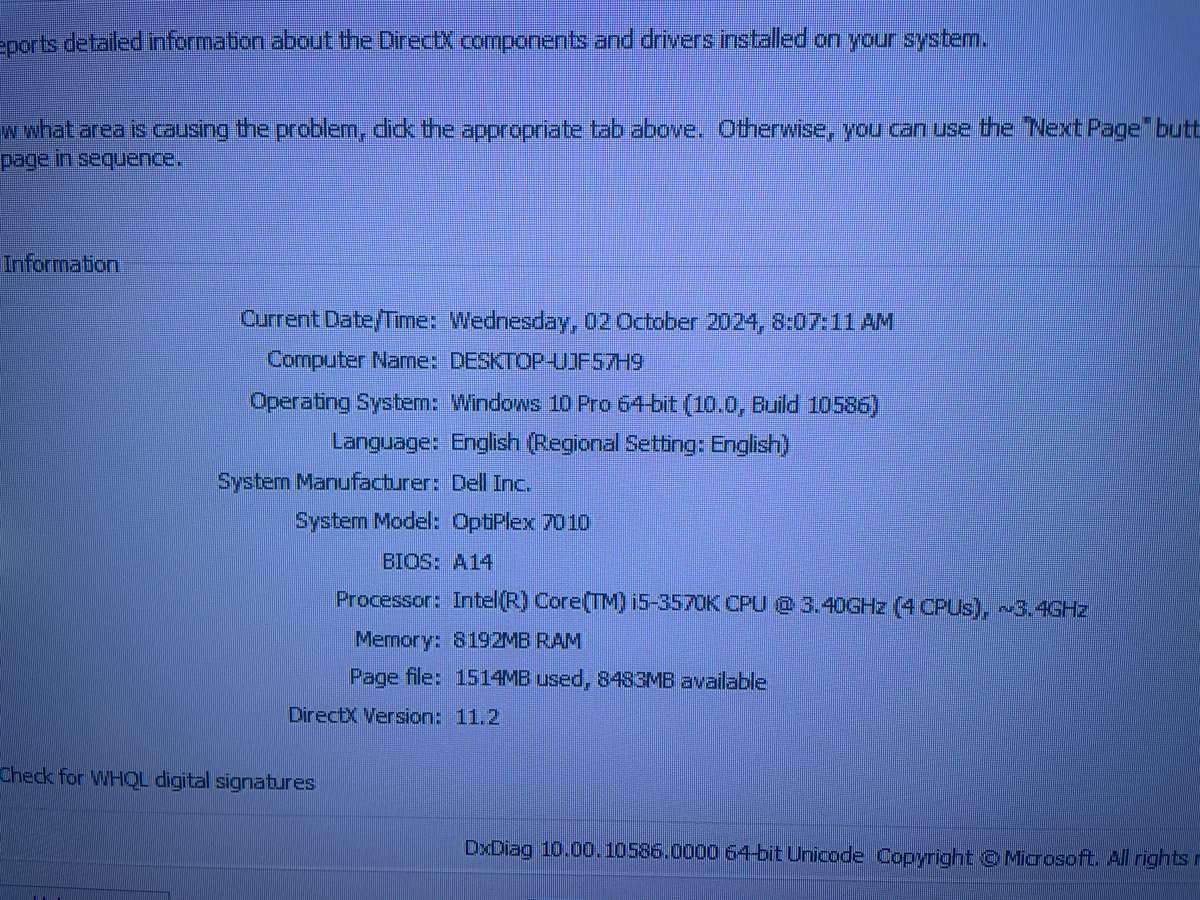 Dell Optiplex 7010 i5 3rd Gen