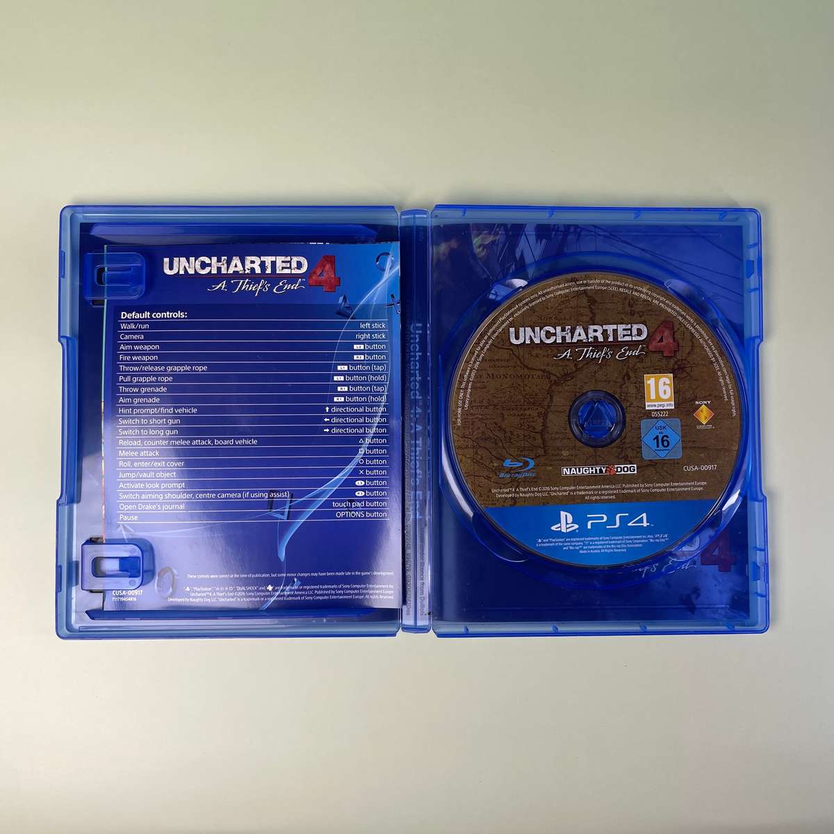 PS4 Unchartered 4 A Thiefs End (Playstation 4 Game)