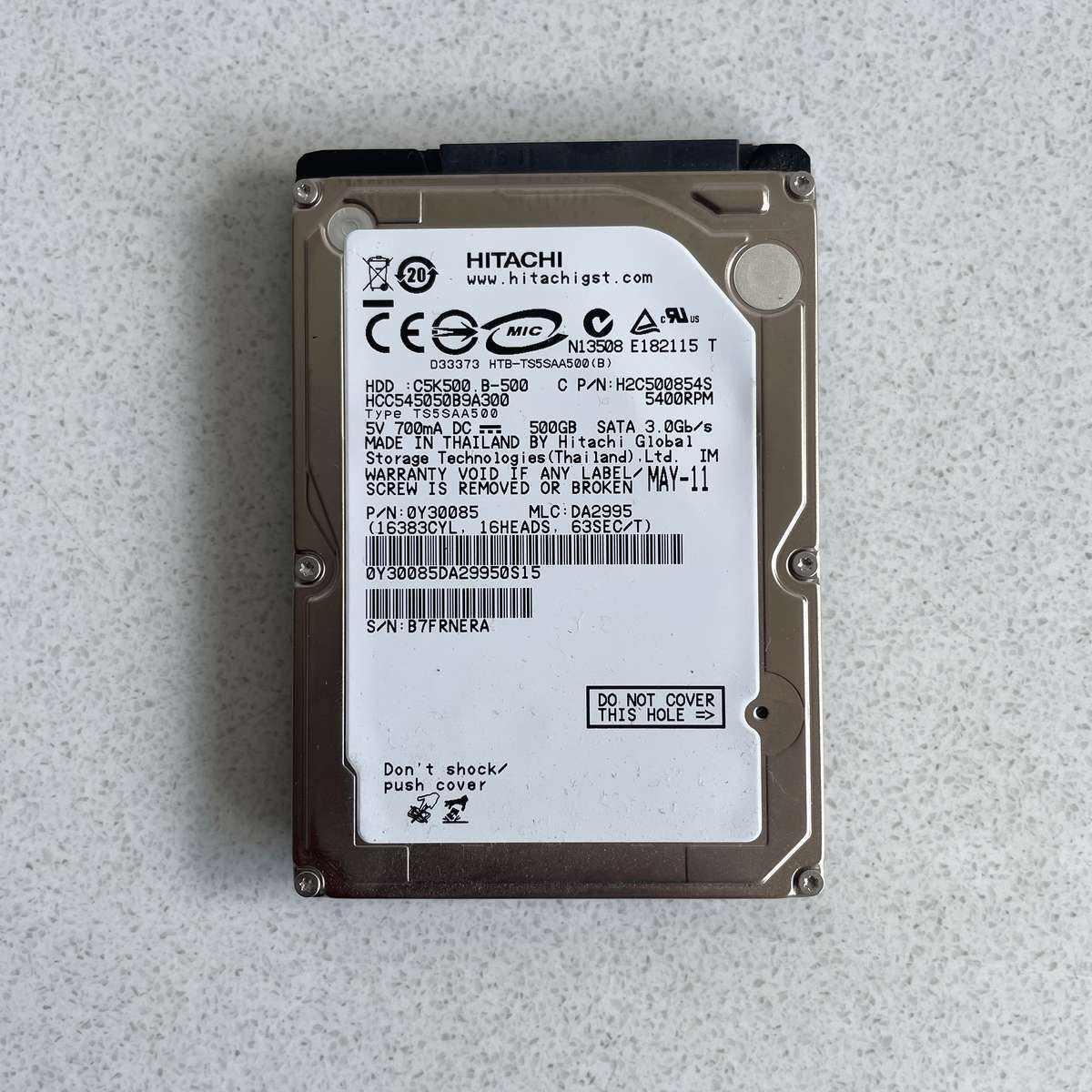 500 GB Hard Drive