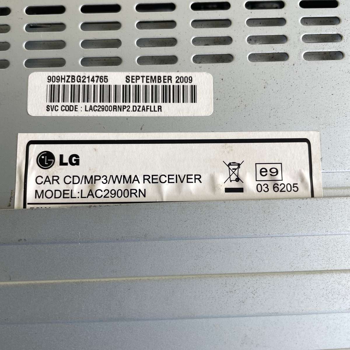 LG Car Radio CD Front Loader
