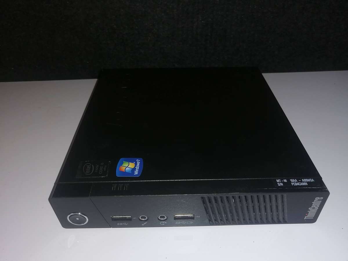 Lenovo M93p Tiny, Core i5, 4GB RAM, Windows 10