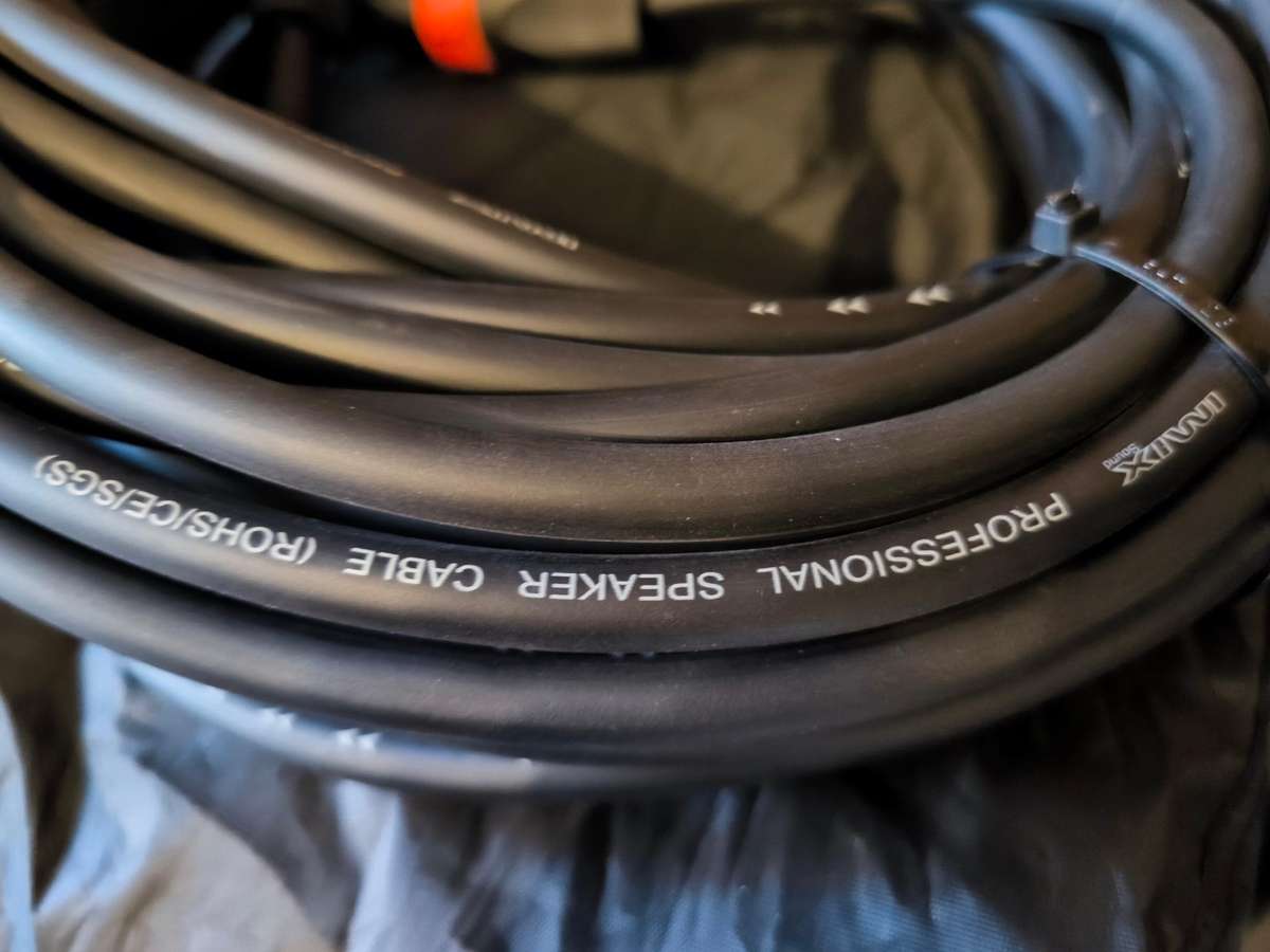 2x Speakon Cable (Aprox. 20m each)