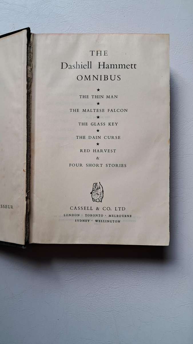 The Dashiell Hammett Omnibus by Dashiell Hammett