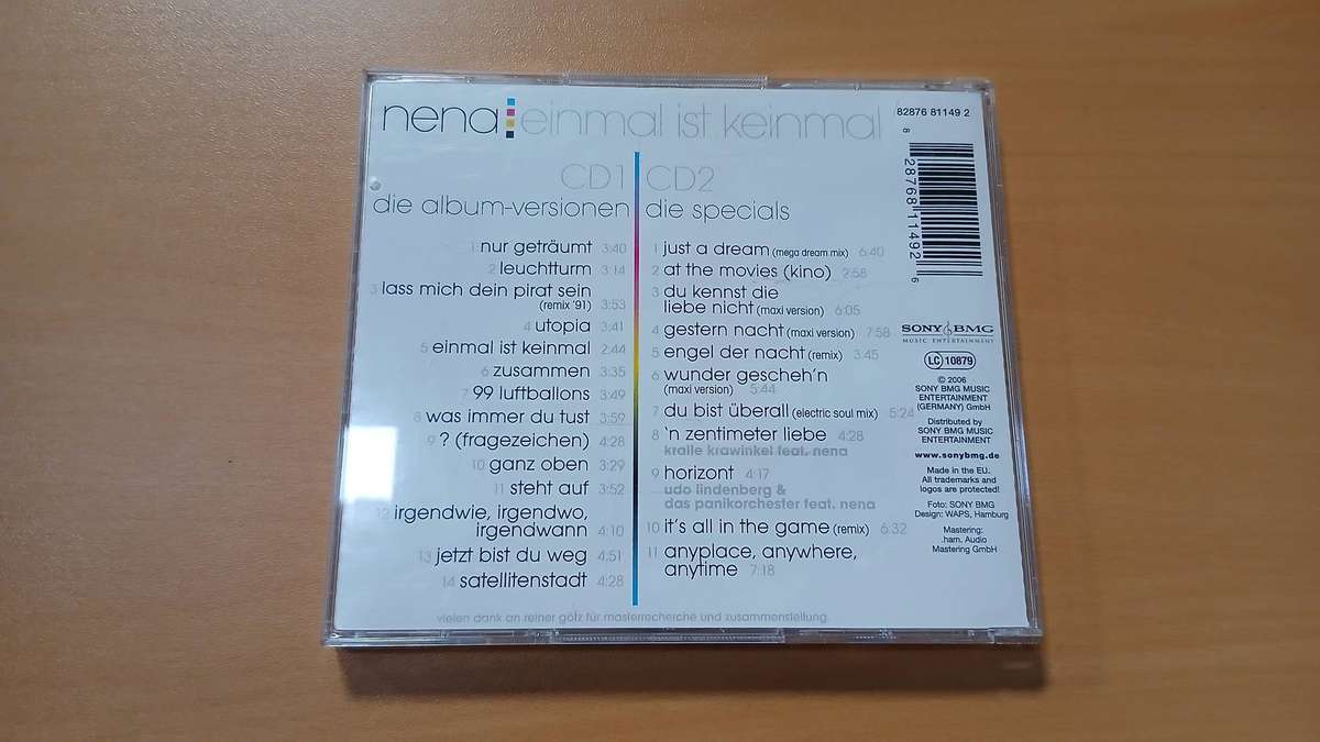 Nena - Einmal Ist Keinmal (2-CD Set) - CD