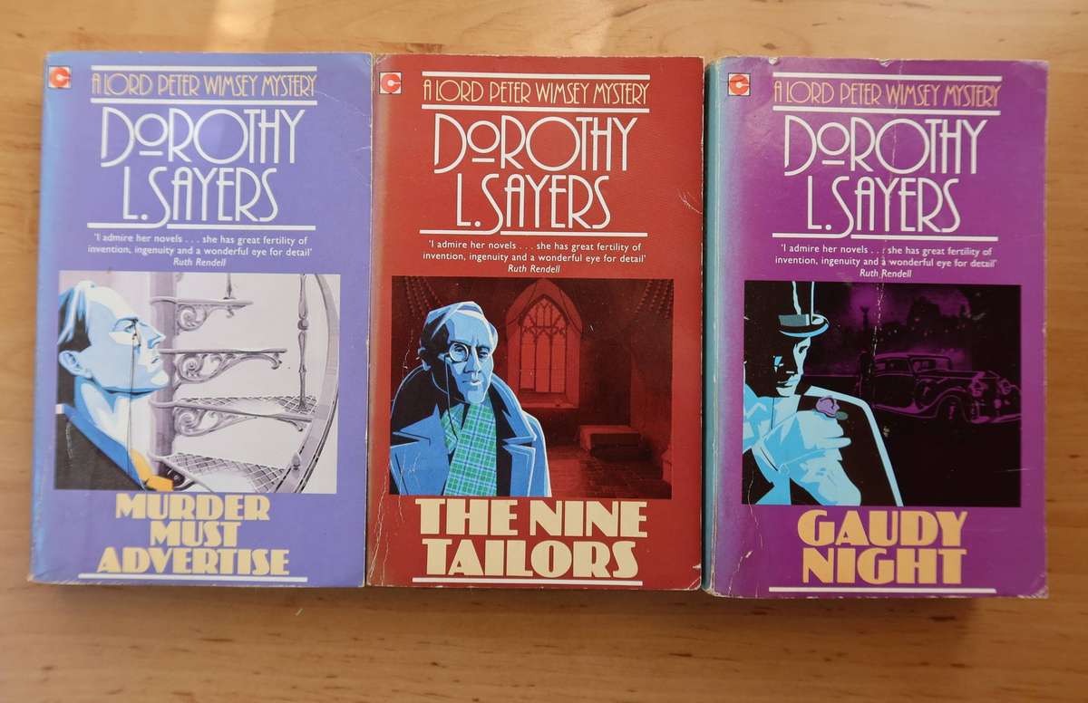 Dorothy L. Sayers 3 books: Murder Must Advertise, The Nine Tailors, Gaudy Night