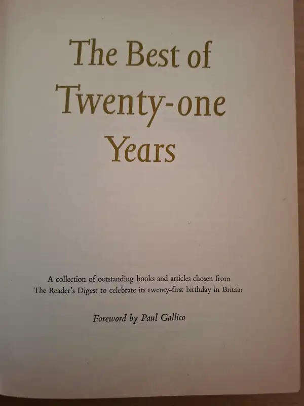 Reader's Digest - The Best of 21 Years