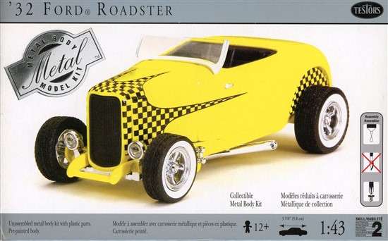 '32 Ford Roadster - 1/43 Scale (Testors)(TEST430024)(ON0111)