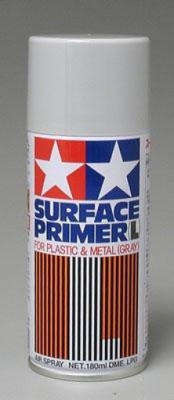Surface Primer for Plastic and Metal (Gray) 180ml (Tamiya 87042)