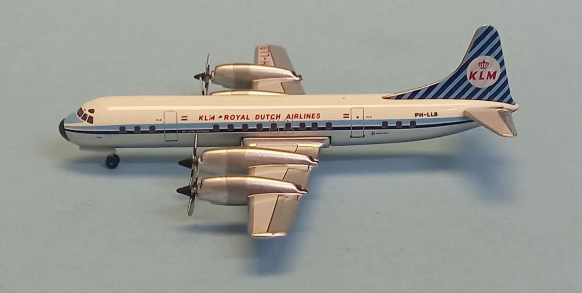 Lockheed L-188 Electra KLM -1/400 Scale (AeroClassics)(ACPHLLB)(TAS4474)