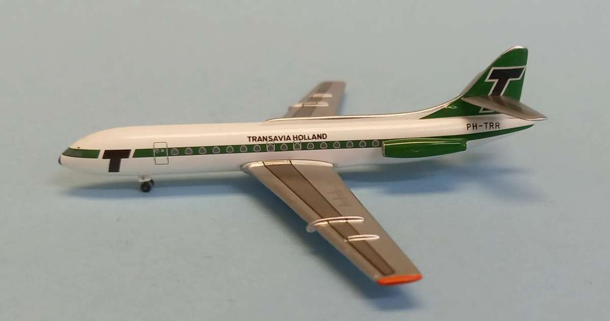 SE.210 Caravelle 6 Transavia - 1/400 Scale (Aeroclassics)(ACPHTRR)(TAS4503)