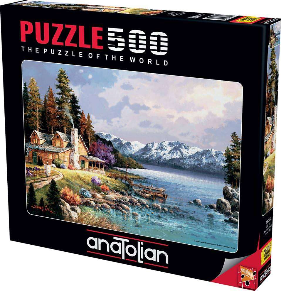 Mountain Cabin 500 Pieces Anatolian Puzzle ANA3534