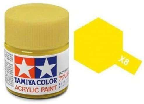Lemon Yellow Acrylic Paint 23ml (Tamiya X-8)