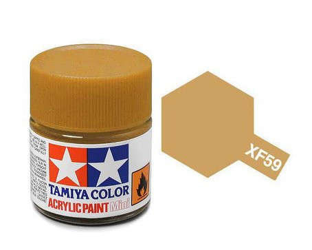 Matt Desert Yellow Acrylic Paint 23ml (Tamiya XF-59)