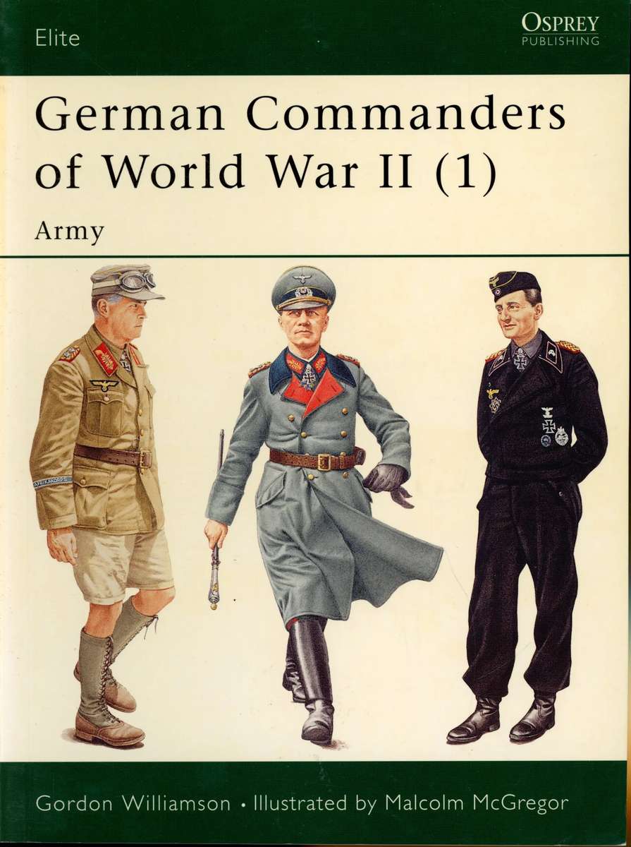 German Commanders of World War II (1) (ELI-118)(9781851765969)(Osprey)PRICE NEGOTIABLE
