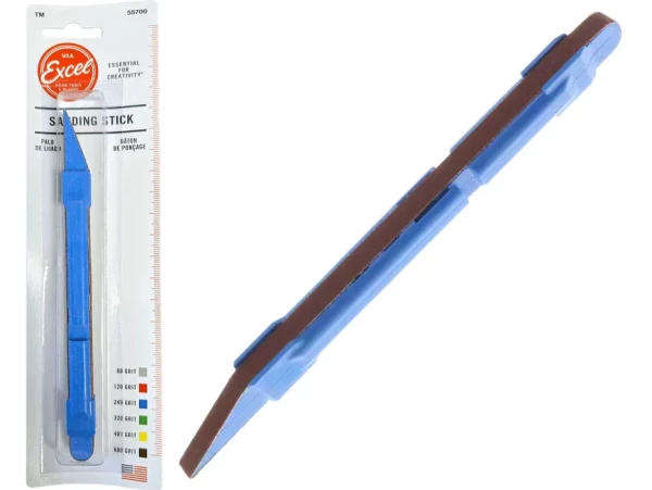 Blue Sanding Stick with single #240 Sanding Belt Excel 55713