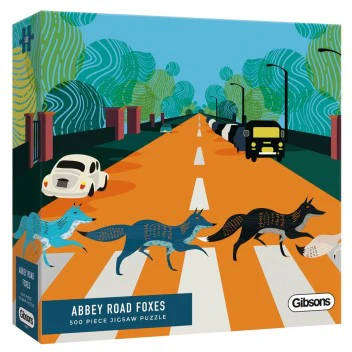 Abbey Road Foxes - 500 Piece Gibsons Puzzle 3605