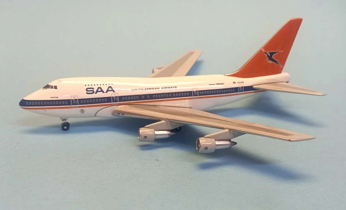 Boeing 747SP SAA ZS-SPE - 1/400 Scale (Gemini Jets)(GJSAA433)(TH2480)
