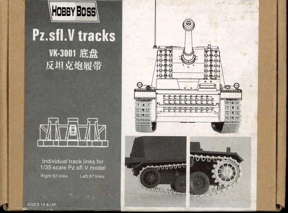 Pz.sfl.V Tracks - 1/35 Scale (Hobby Boss)(HB81001)(ON0261)