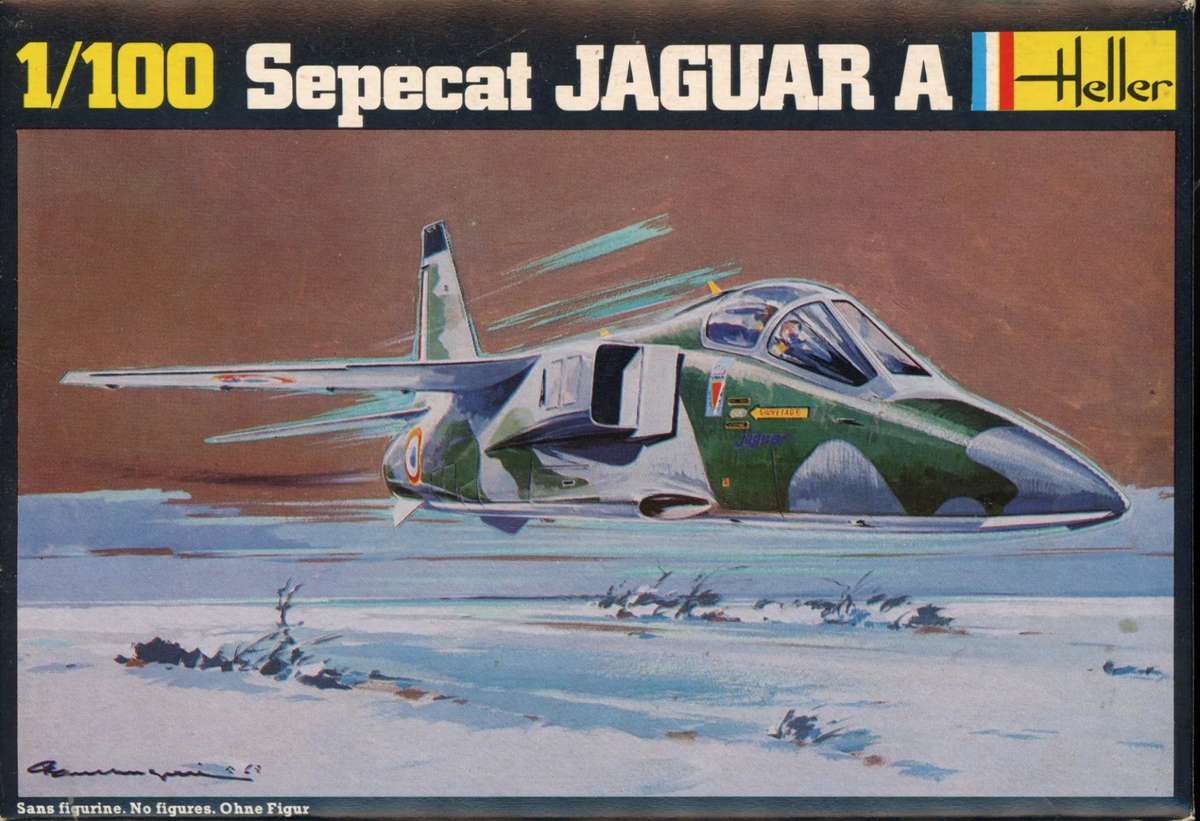 Sepecat Jaguar A - 1/100 Scale (Heller)(HEL016)(TH2385)