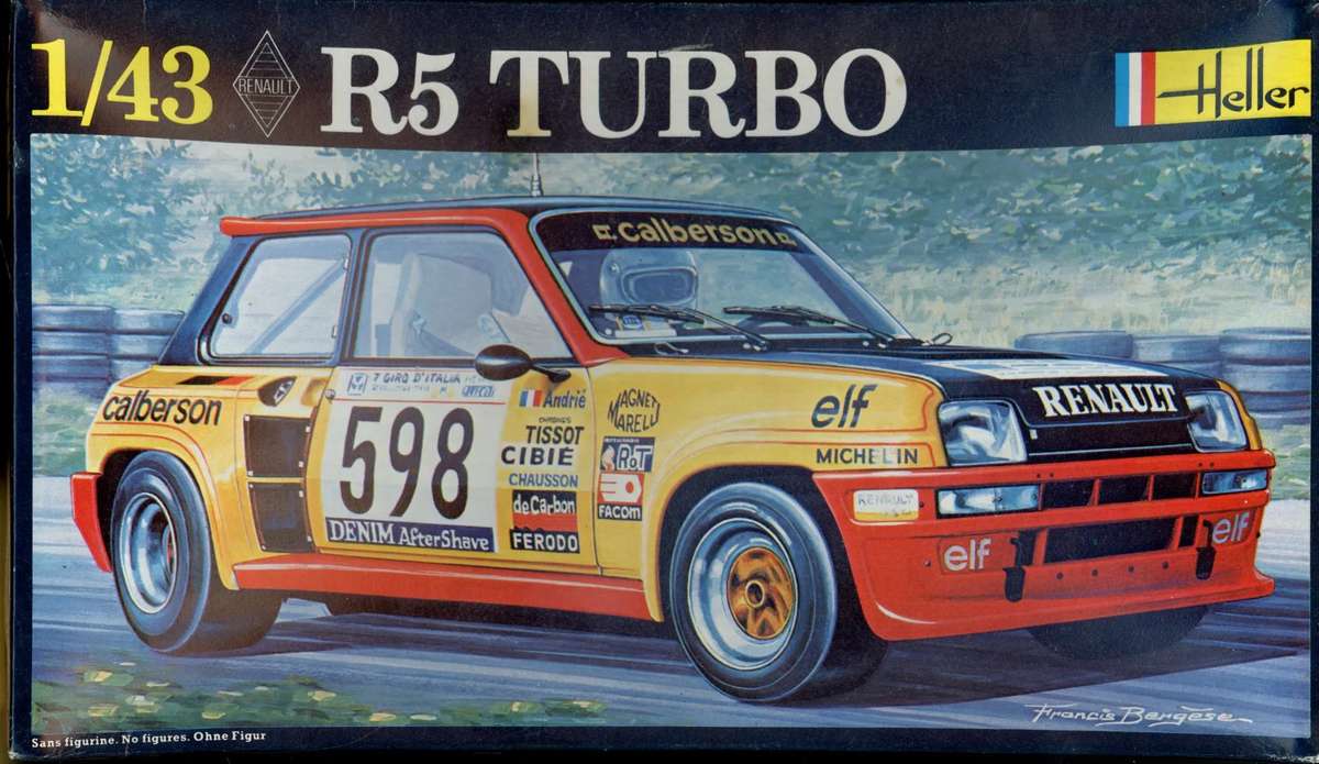 Renault R5 Turbo - 1/43 Scale (Heller)(HEL173)(TH2443)