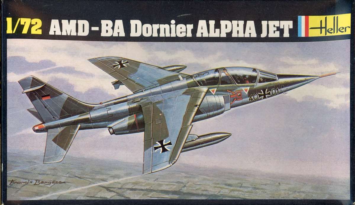 AMD-BA Dornier Alpha Jet - 1/72 Scale (Heller)(HEL257)(TH2417A)