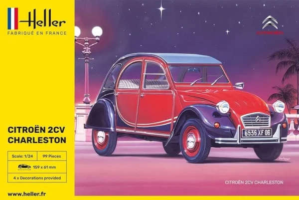 Citroen 2CV Charleston - 1/24 Scale (Heller 80766)