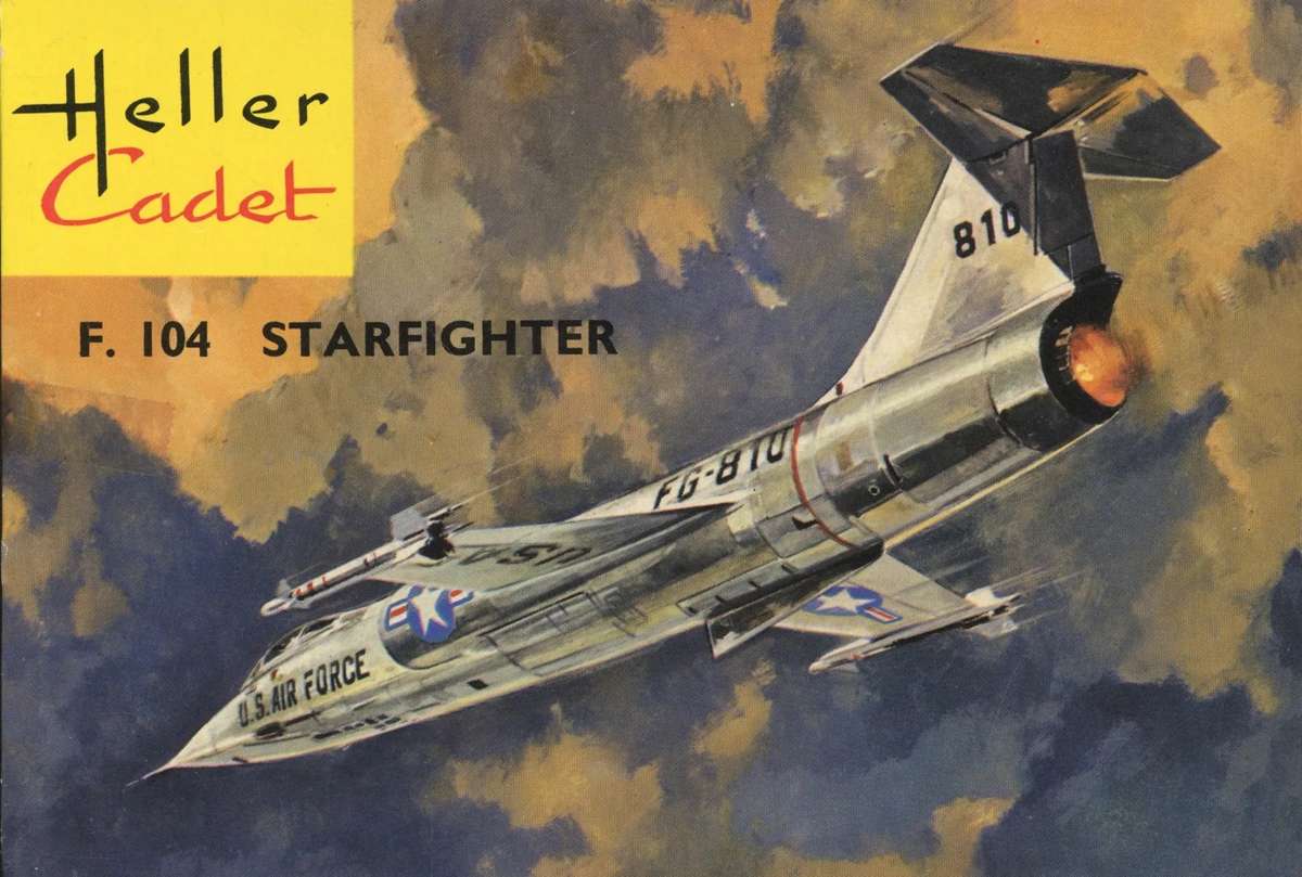 F-104 Starfighter - 1/100 Scale (Heller)(HELL024)(TH2392)