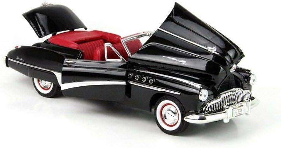 Buick Roadmaster  Black/Red 1949 - 1/18  (Motormax MOT73116)