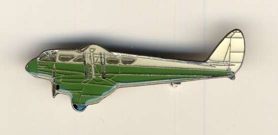 Rapide Green/White Metal Pin 9
