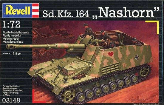 Sd.Kfz.164 Nashorn 1/72 Scale Revell 03148