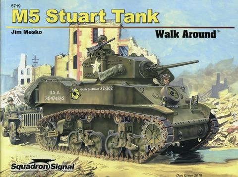 M5/M5A Stuart Walk Around (Squadron Signal 5719)